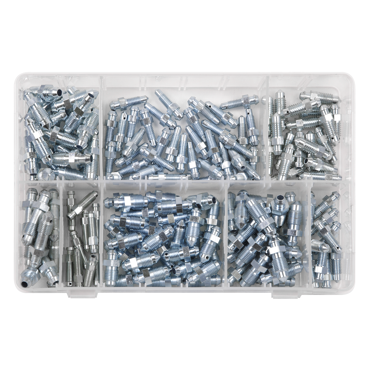 Sealey AB160BN Bleed Nipple Assortment 160pc