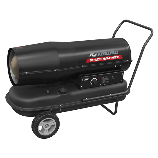 Sealey AB2050 Space Warmer® Kerosene/Diesel Heater with Wheels 205,000Btu/hr