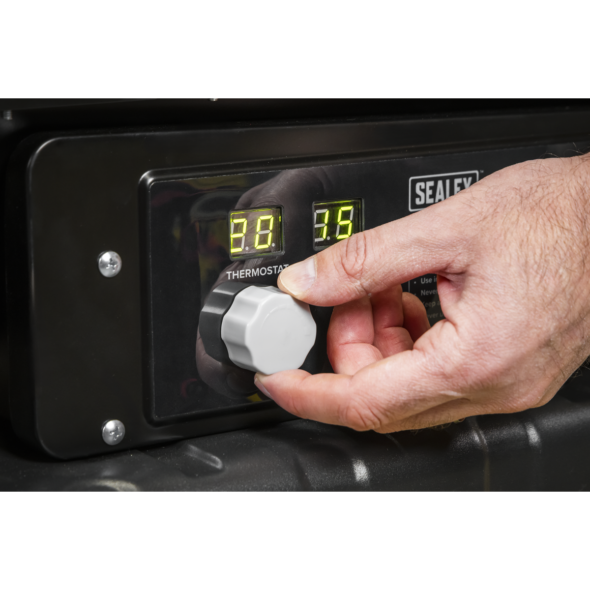 Sealey AB500DV Dual Voltage Kerosene/Diesel Space Warmer® Heater with Wheels 50,000Btu/hr