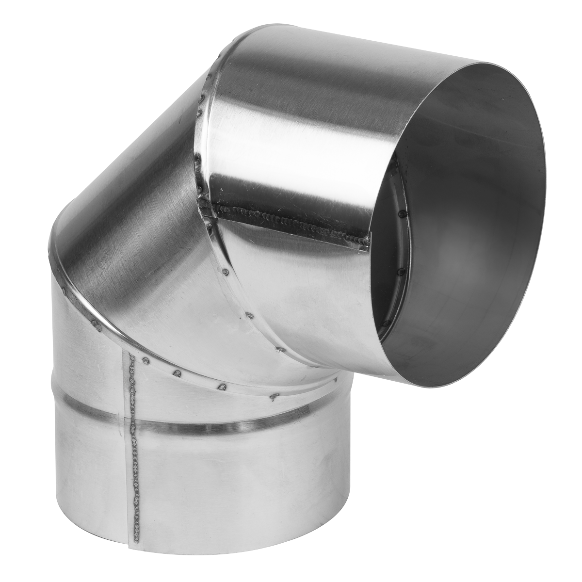 Sealey ABI1000AK3 Stainless Steel Exhaust/Flue 90° Bend for ABI600 & ABI1000 120mm