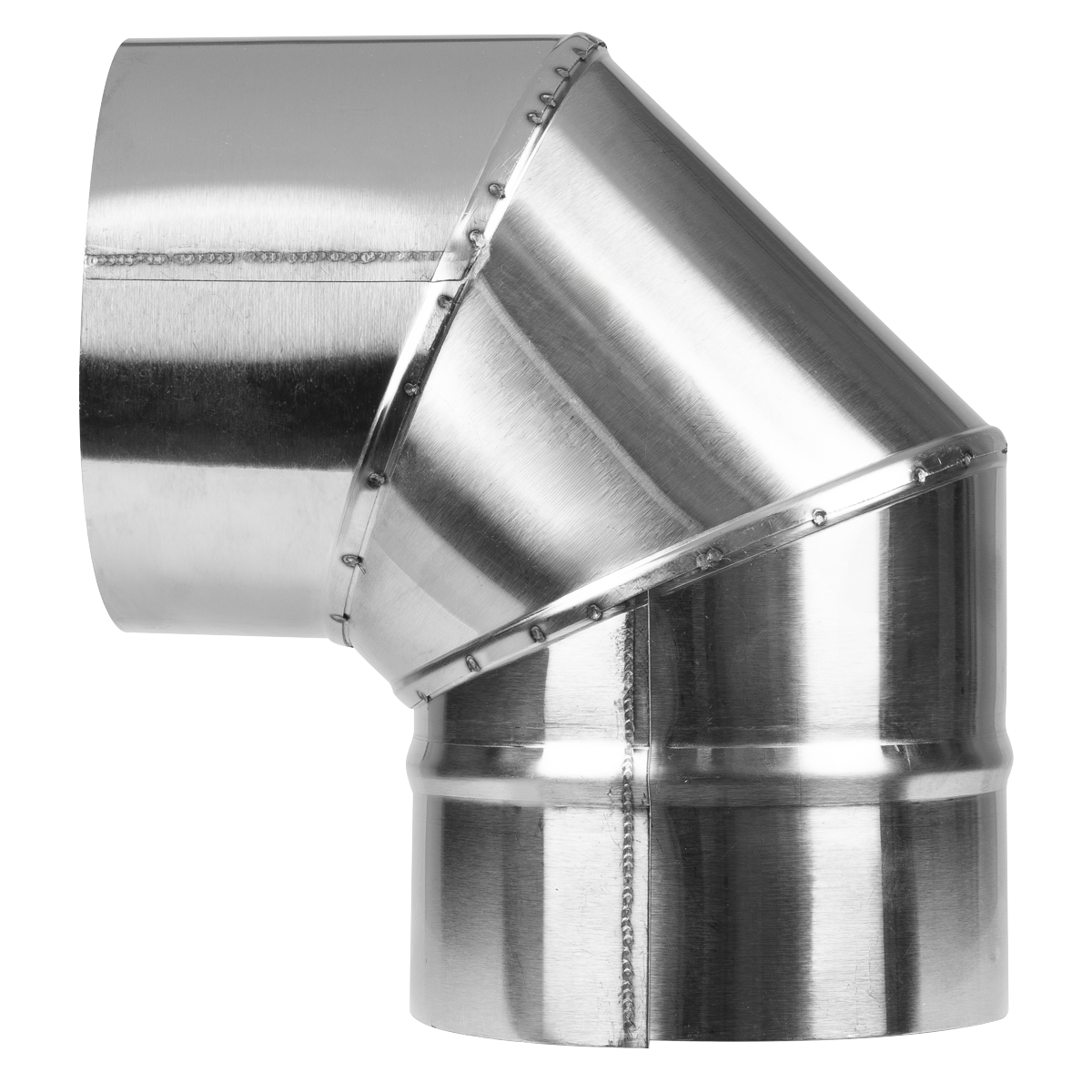 Sealey ABI1000AK3 Stainless Steel Exhaust/Flue 90° Bend for ABI600 & ABI1000 120mm
