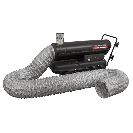 Sealey ABI1000COMBO Space Warmer® Indirect Kerosene/Diesel Heater 102,000Btu/hr with 5M Ducting