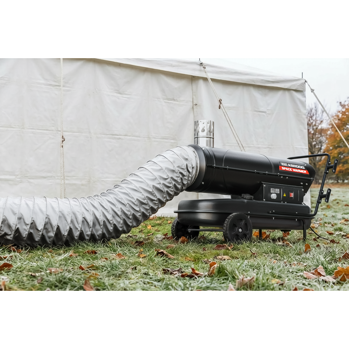 Sealey ABI1000 Space Warmer® Indirect Kerosene/Diesel Heater with Wheels 102,000Btu/hr