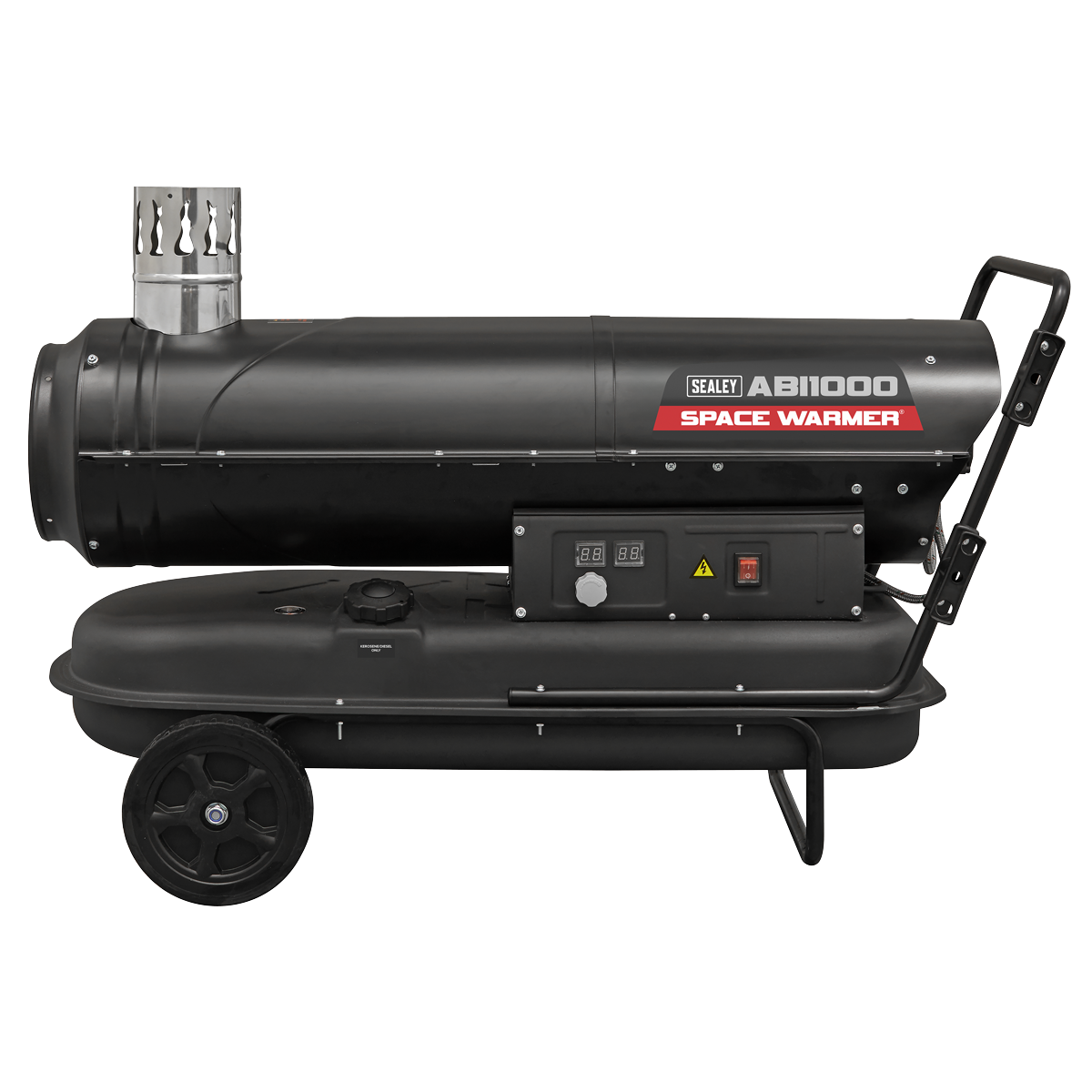 Sealey ABI1000 Space Warmer® Indirect Kerosene/Diesel Heater with Wheels 102,000Btu/hr