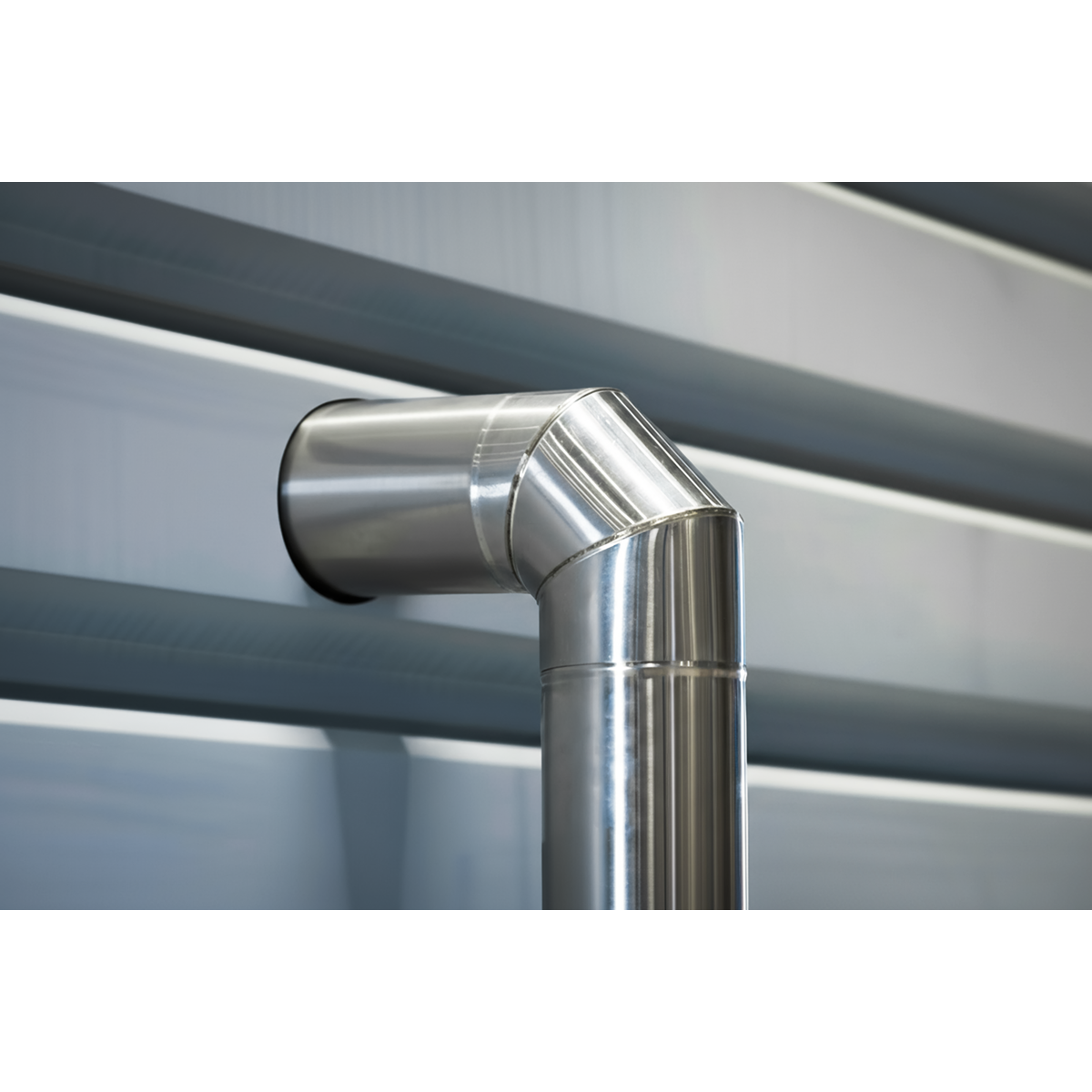 Sealey ABI1700AK3 Stainless Steel Exhaust/Flue 90° Bend for ABI1700 150mm