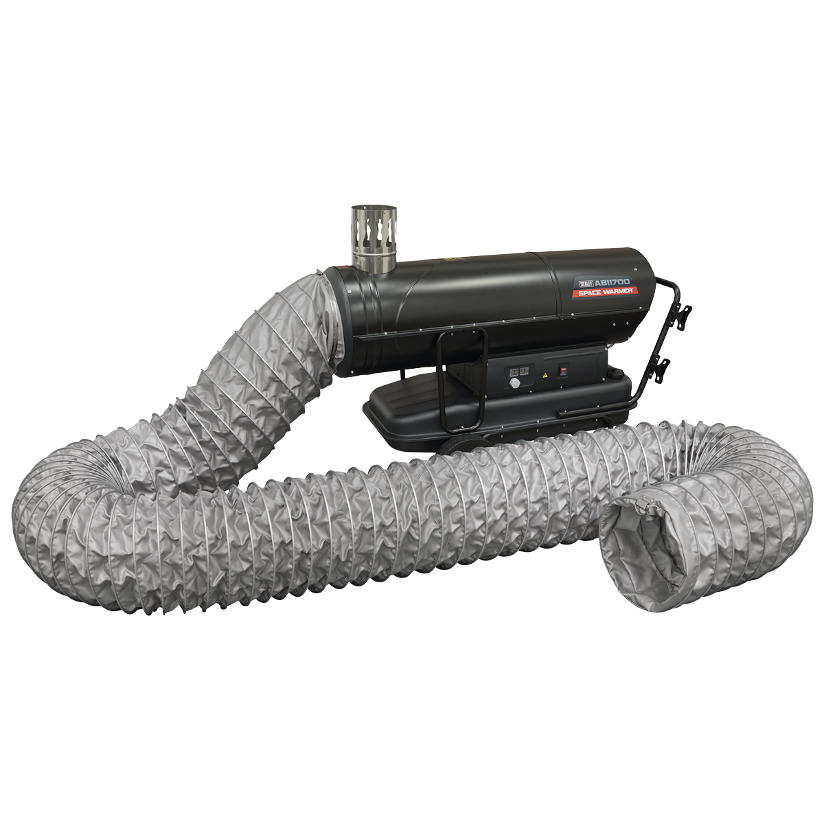 Sealey ABI1700COMBO Space Warmer® Indirect Kerosene/Diesel Heater 170,000Btu/hr with 5M Ducting
