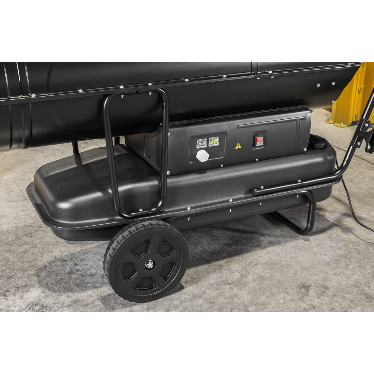 Sealey ABI1700 Space Warmer® Indirect Kerosene/Diesel Heater with Wheels 170,000Btu/hr