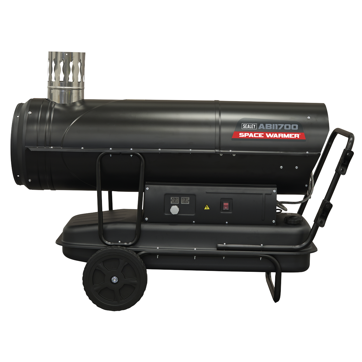 Sealey ABI1700 Space Warmer® Indirect Kerosene/Diesel Heater with Wheels 170,000Btu/hr
