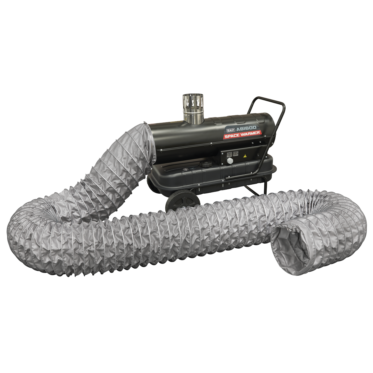 Sealey ABI600COMBO Space Warmer® Indirect Kerosene/Diesel Heater 68,000Btu/hr with 5M Ducting