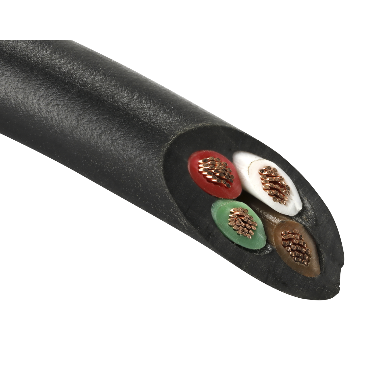 Sealey AC24204CTH 30m Thin Wall Automotive Cable 4 x 0.75mm² 24/0.20mm - Black