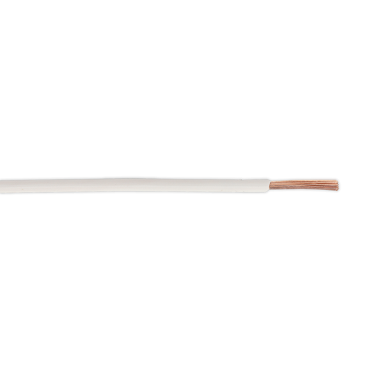 Sealey AC2830WH Thin Wall Automotive Cable Single 2mm² 28/0.30mm 50m - White