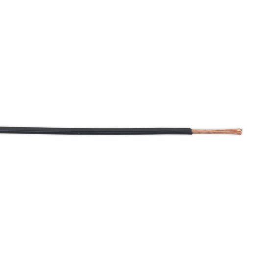 Sealey AC3220BK Thin Wall Automotive Cable Single 1mm² 32/0.20mm 50m - Black