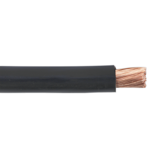 Sealey AC40SQBK 10 Automotive Starter Cable 315/0.40mm 40mm² 300A - Black