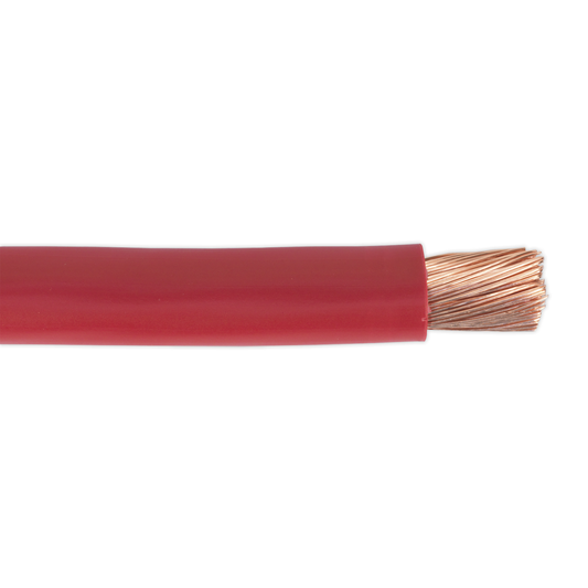 Sealey AC40SQRE 10 Automotive Starter Cable 315/0.40mm 40mm² 300A - Red