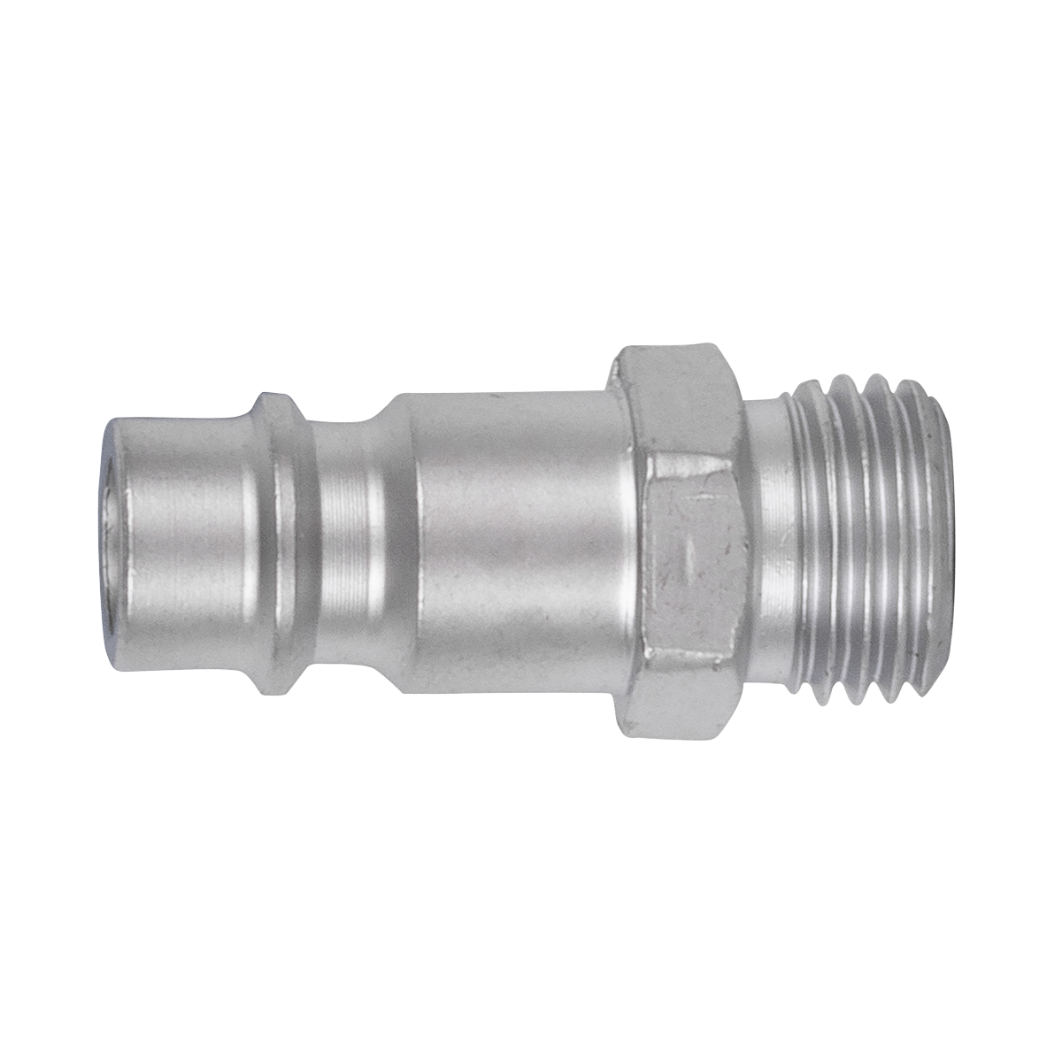 Sealey ACH04 High Flow Screwed Adaptor Male 1/4"BSPT - Pack of 5