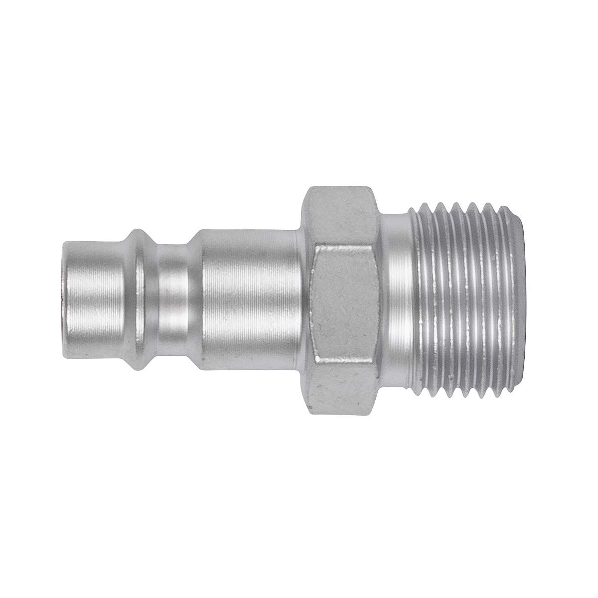 Sealey ACH19 High Flow Screwed Adaptor Male 3/8"BSPT - Pack of 5