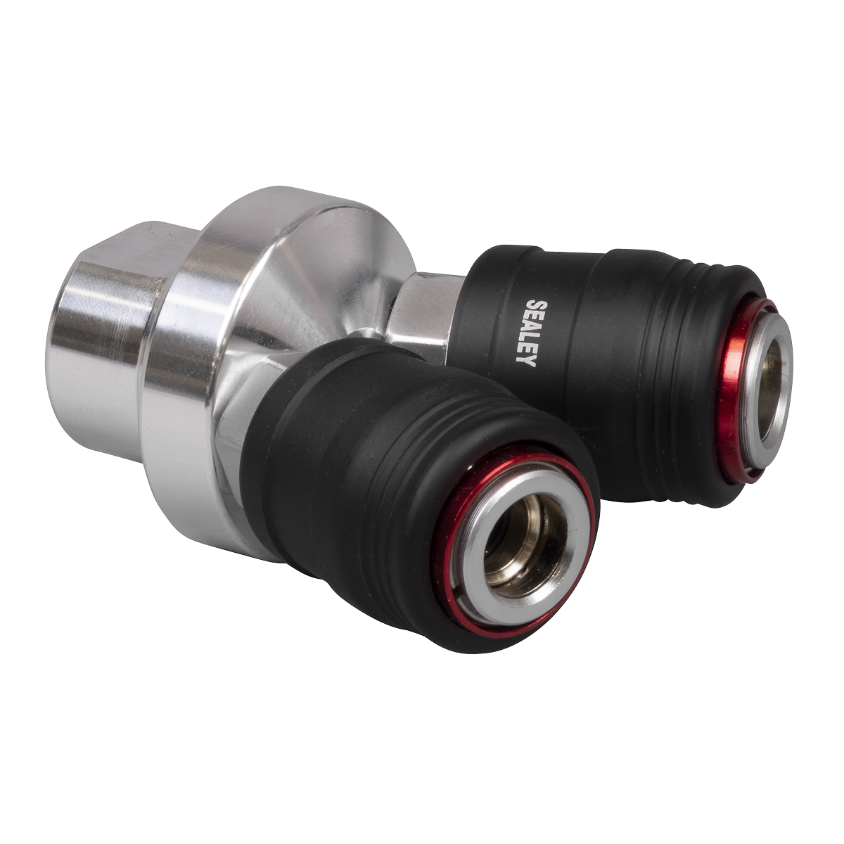 Sealey ACH55 High Flow Twin Coupling Body Female Thread 1/4"BSPT