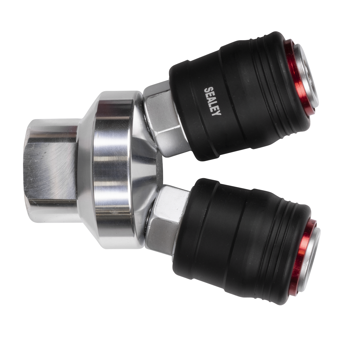 Sealey ACH55 High Flow Twin Coupling Body Female Thread 1/4"BSPT