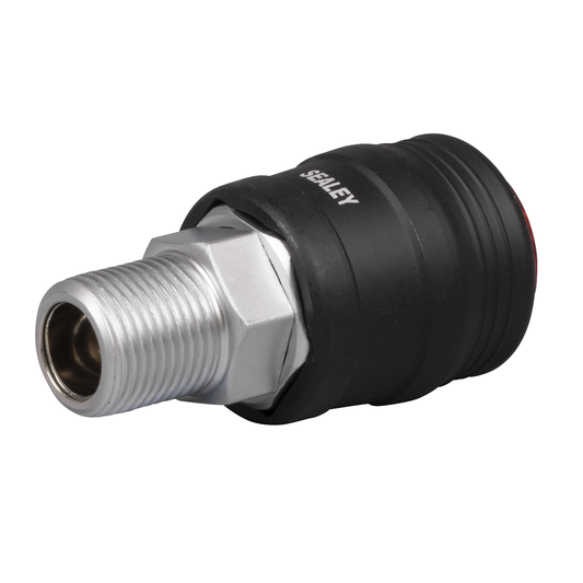 Sealey ACH62 High Flow Coupling Body Male 3/8"BSPT