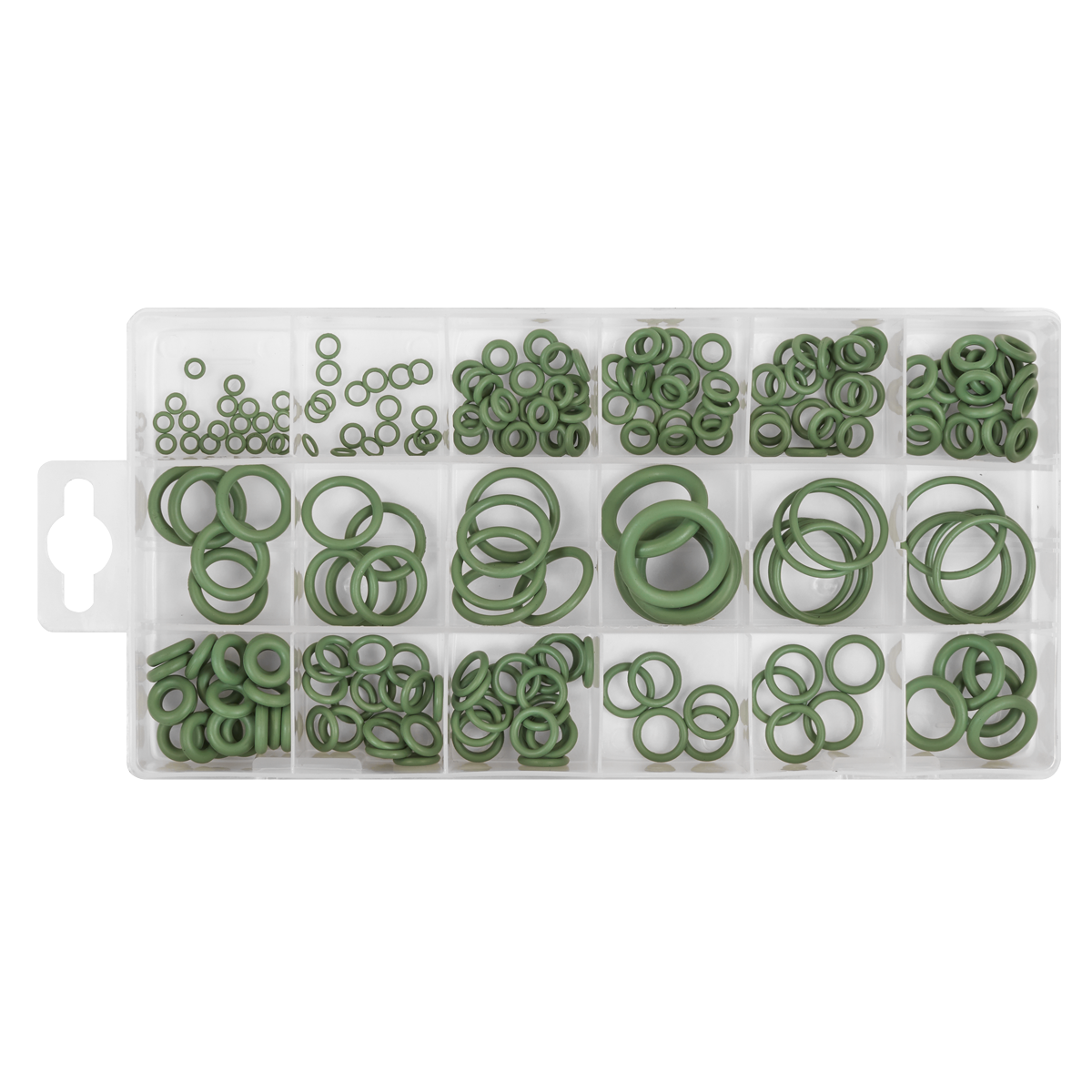 Sealey ACOR225 Rubber O-Ring Air Conditioning Assortment 225pc