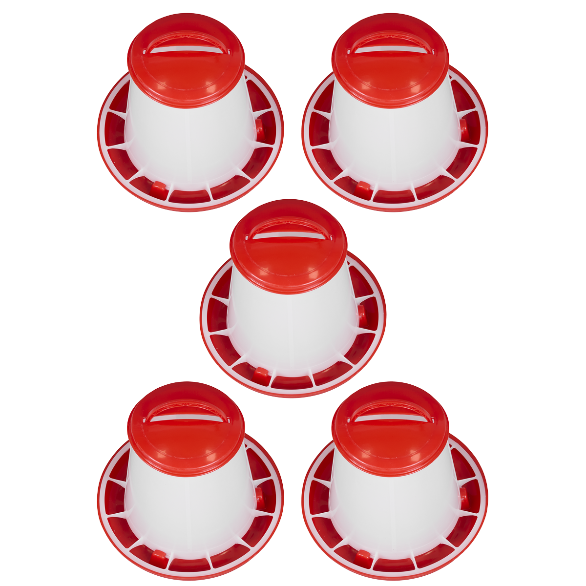 Sealey AFT025 Poultry Feeder 1.5kg - Pack of 5
