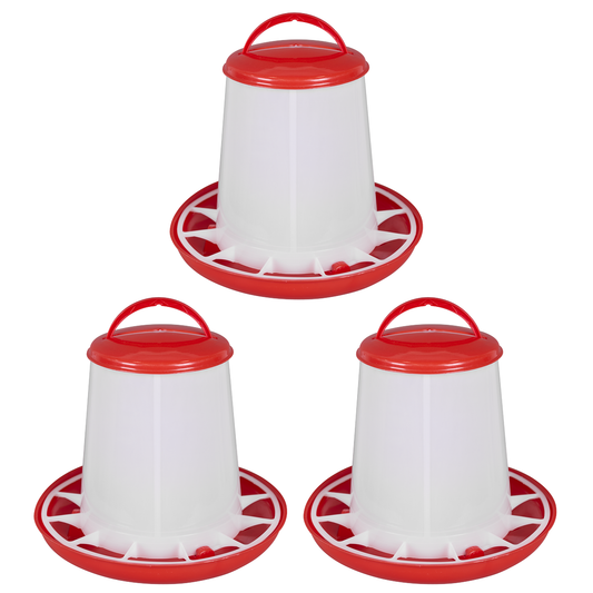 Sealey AFT033 Poultry Feeder 3kg - Pack of 3