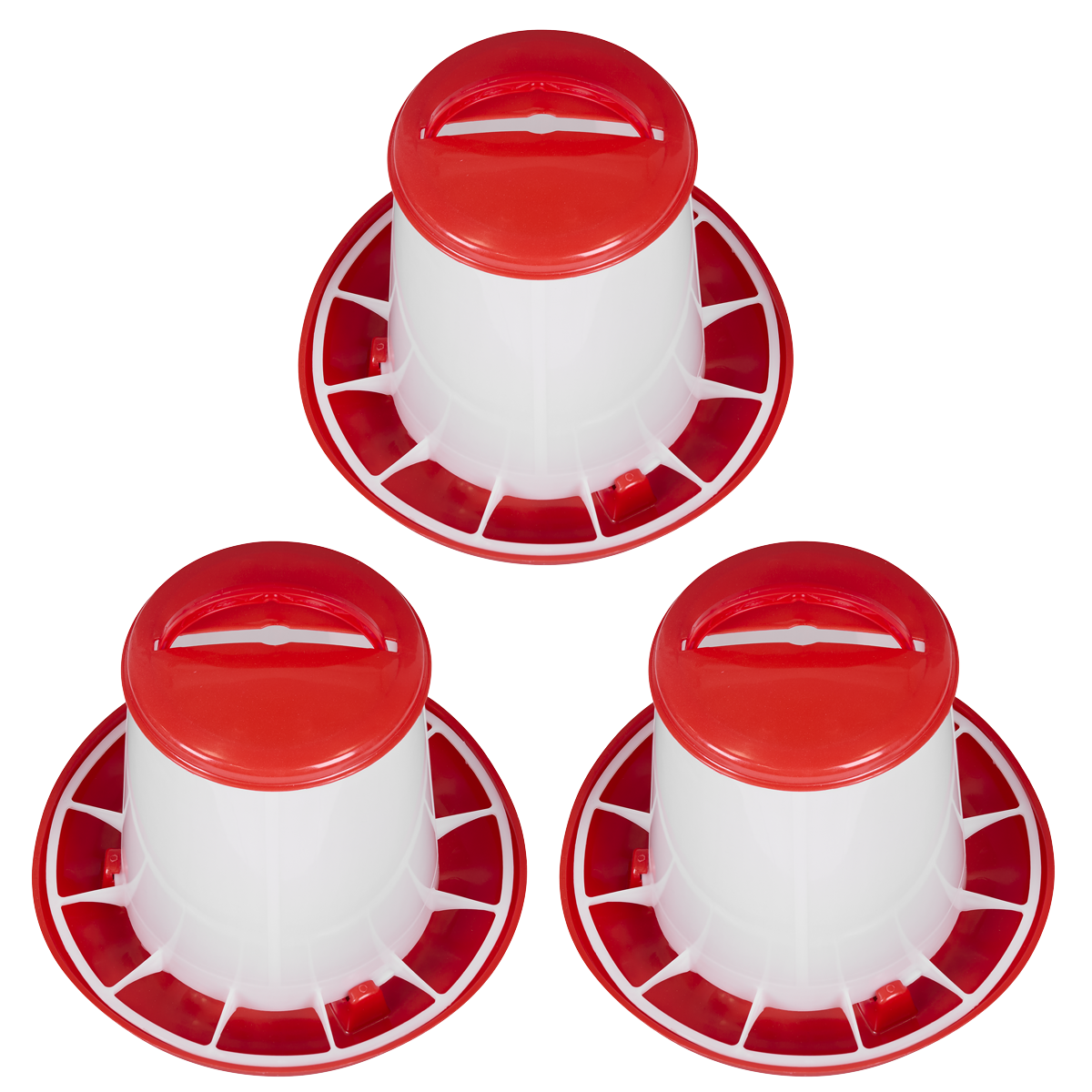 Sealey AFT033 Poultry Feeder 3kg - Pack of 3