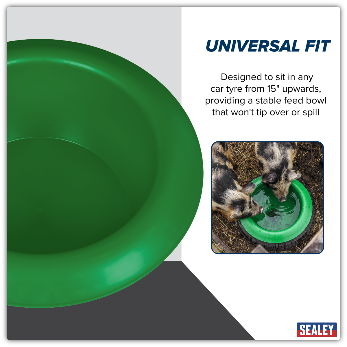 Sealey AFT07 Tyre Feed Bowl 15L