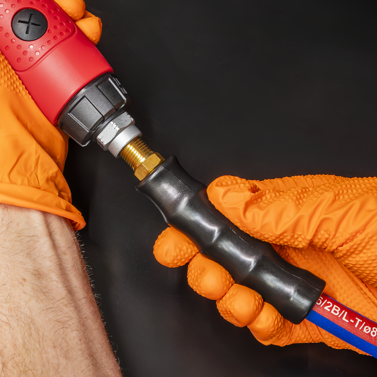 Sealey AH10R Extra-Heavy-Duty Air Hose with 1/4"BSP Unions 10m x 8mm