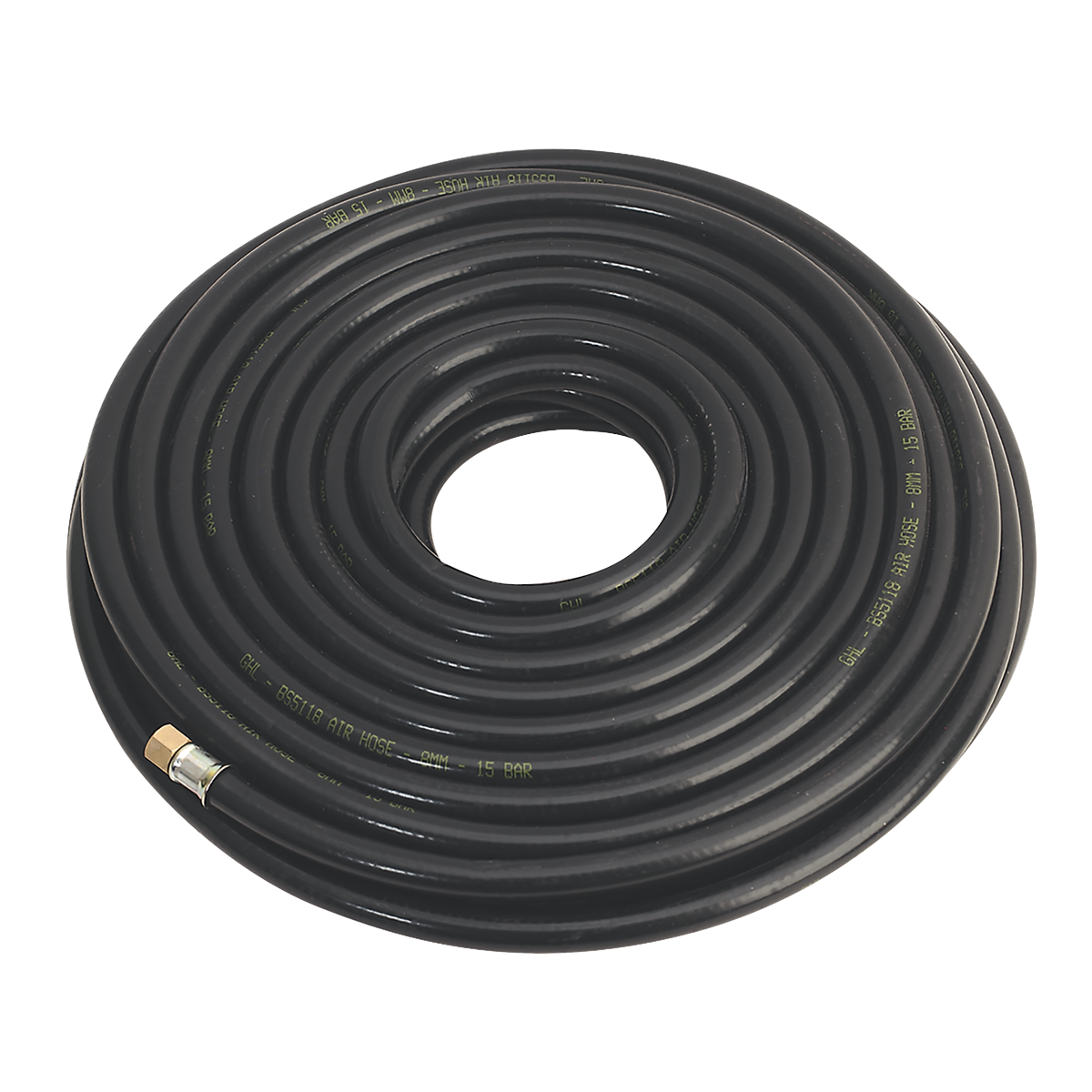 Sealey AH30RX Heavy-Duty Air Hose with 1/4"BSP Unions 30m x 8mm