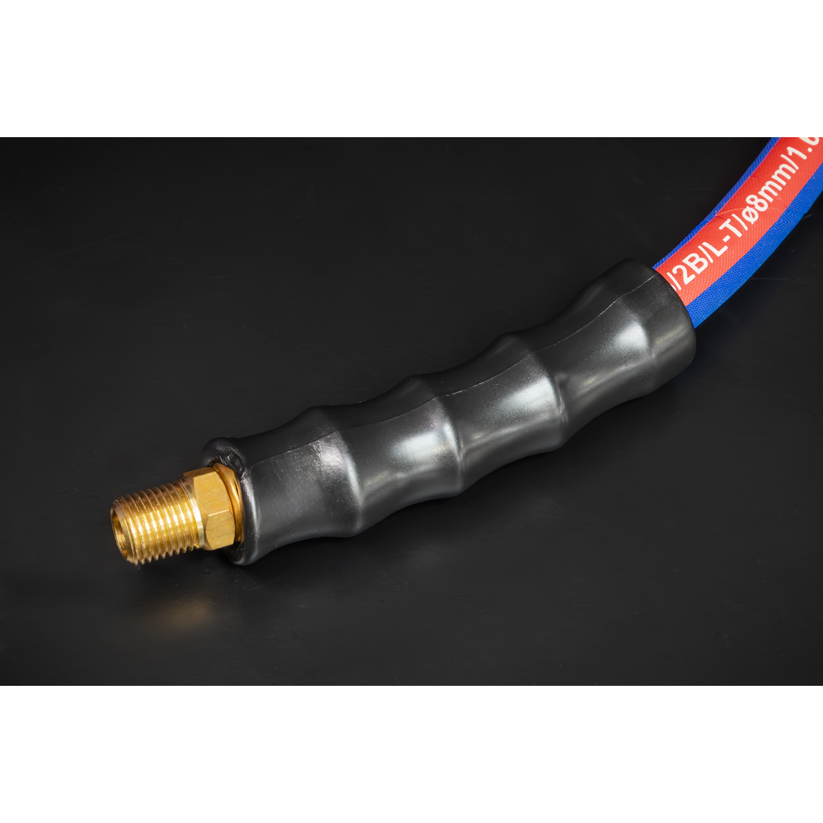 Sealey AH5R Extra-Heavy-Duty Air Hose with 1/4"BSP Unions 5m x 8mm