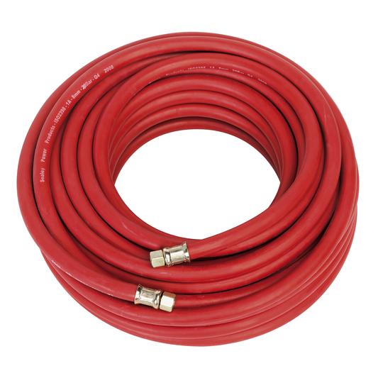 Sealey AHC20 Air Hose with 1/4"BSP Unions 20m x 8mm