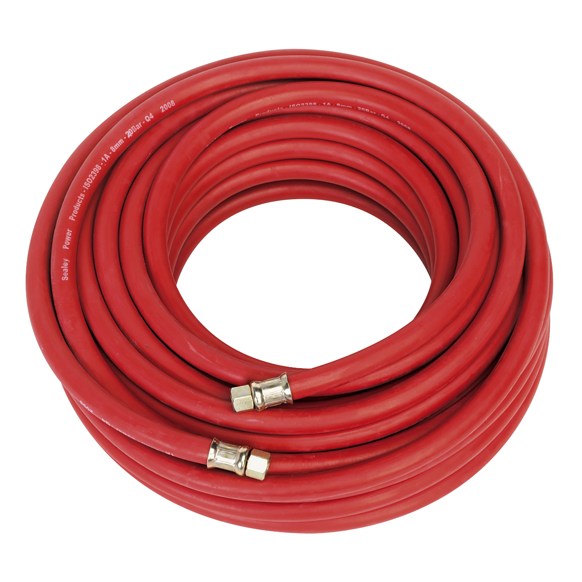 Sealey AHC20 Air Hose with 1/4"BSP Unions 20m x 8mm