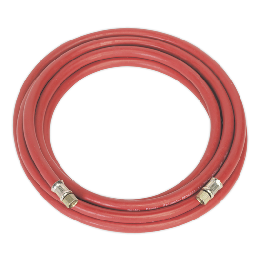 Sealey AHC5 Air Hose with 1/4"BSP Unions 5m x 8mm