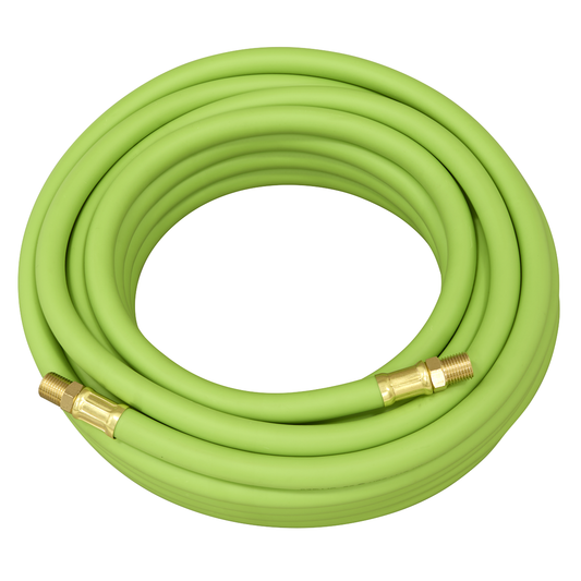 Sealey AHH10 High-Visibility Hybrid Air Hose with 1/4"BSP Unions 10m x 8mm