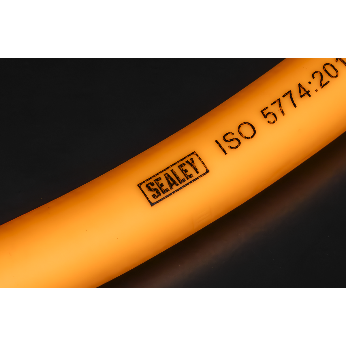 Sealey AHHC538 High-Visibility Hybrid Air Hose with 1/4"BSP Unions 5m x 10mm