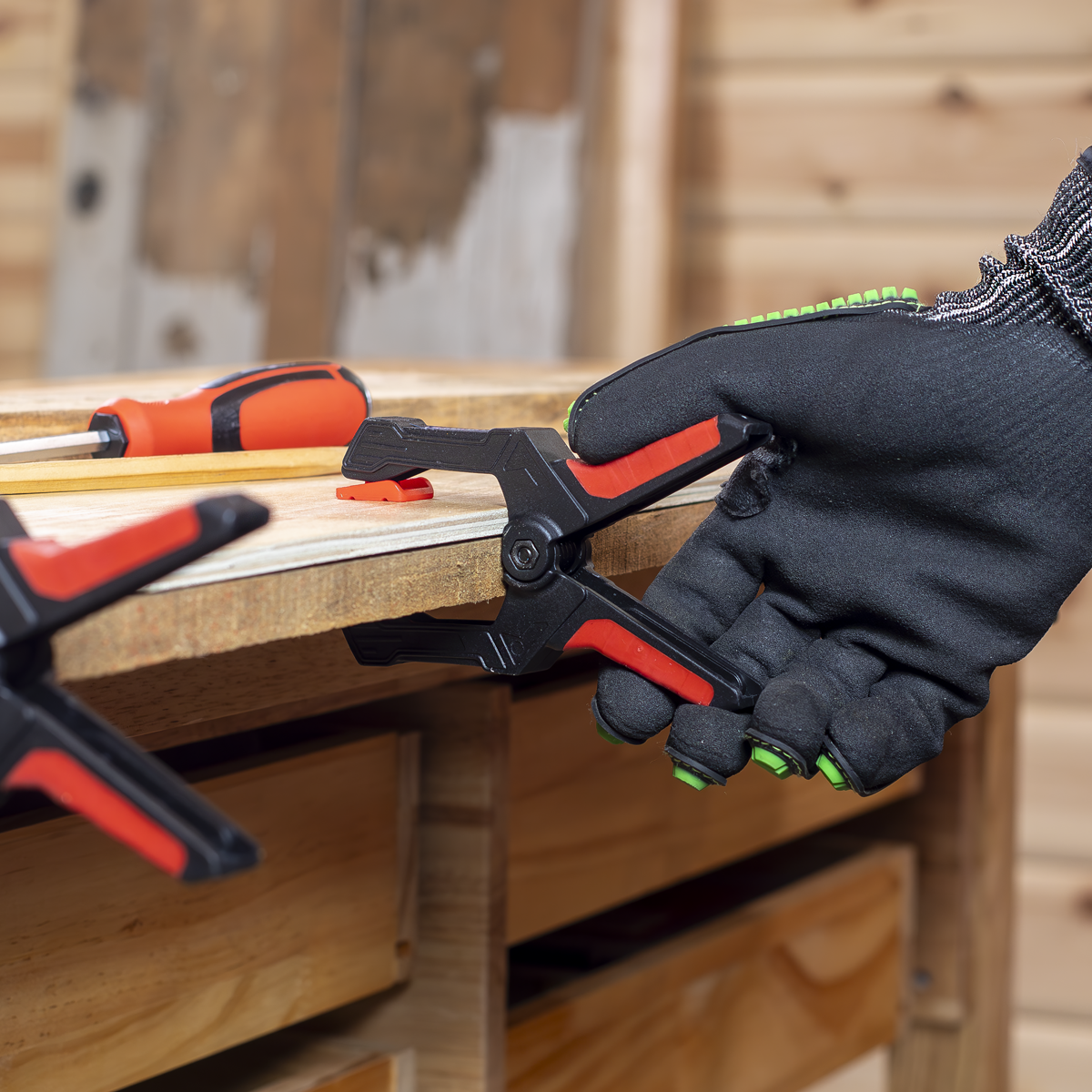 Sealey AK044 Spring Clamp Set 60mm 4pc