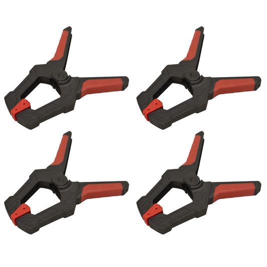 Sealey AK064 Spring Clamp Set 80mm 4pc