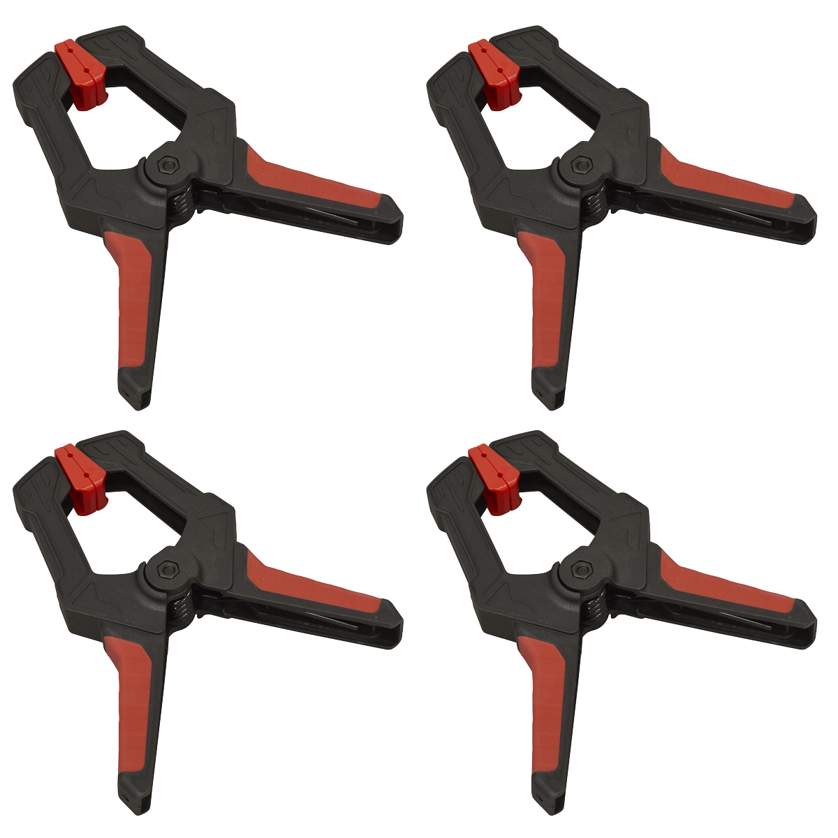Sealey AK064 Spring Clamp Set 80mm 4pc