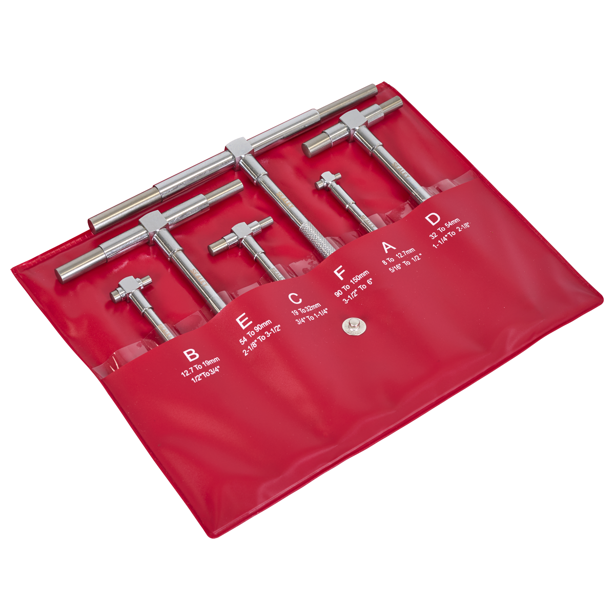 Sealey AK10115 Telescopic Bore Gauge Set 6pc