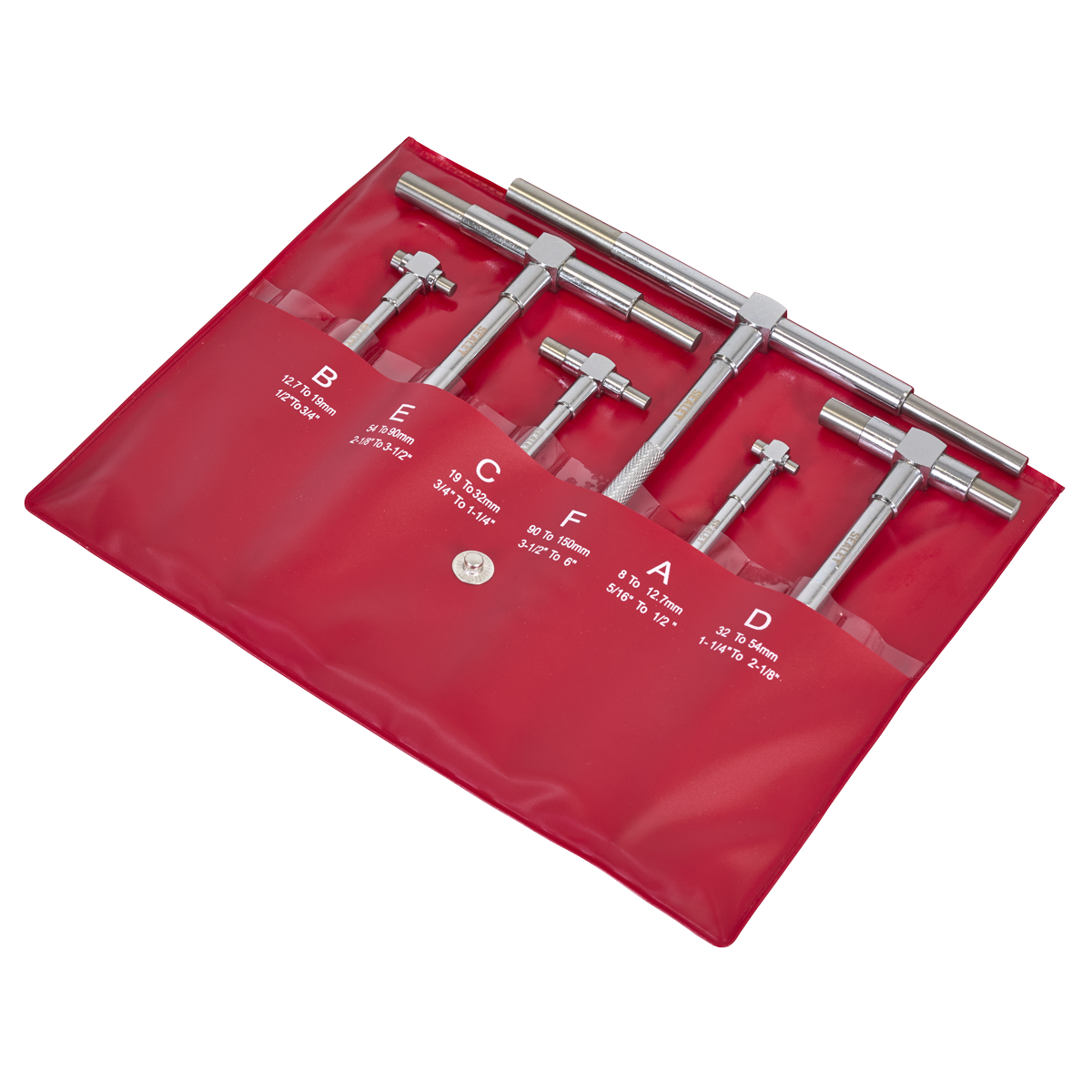 Sealey AK10115 Telescopic Bore Gauge Set 6pc