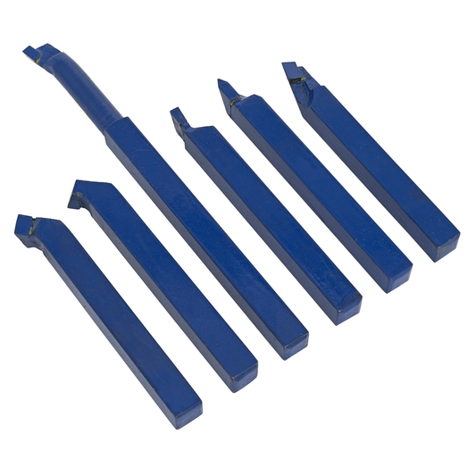 Sealey AK1122 Lathe Turning Tool Set 10mm x 10mm 6pc