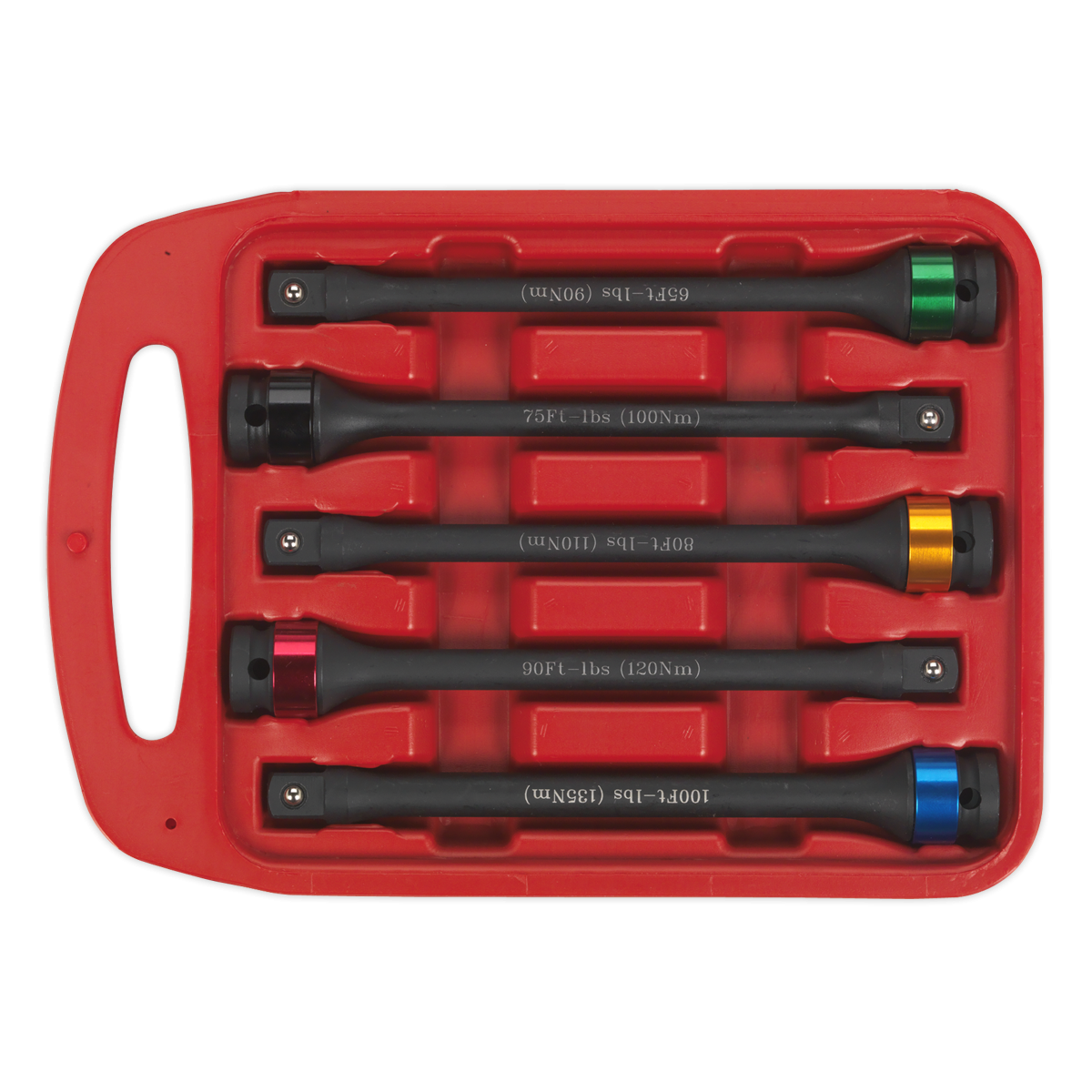 Sealey AK2242 Torque Stick Set 1/2"Sq Drive 5pc