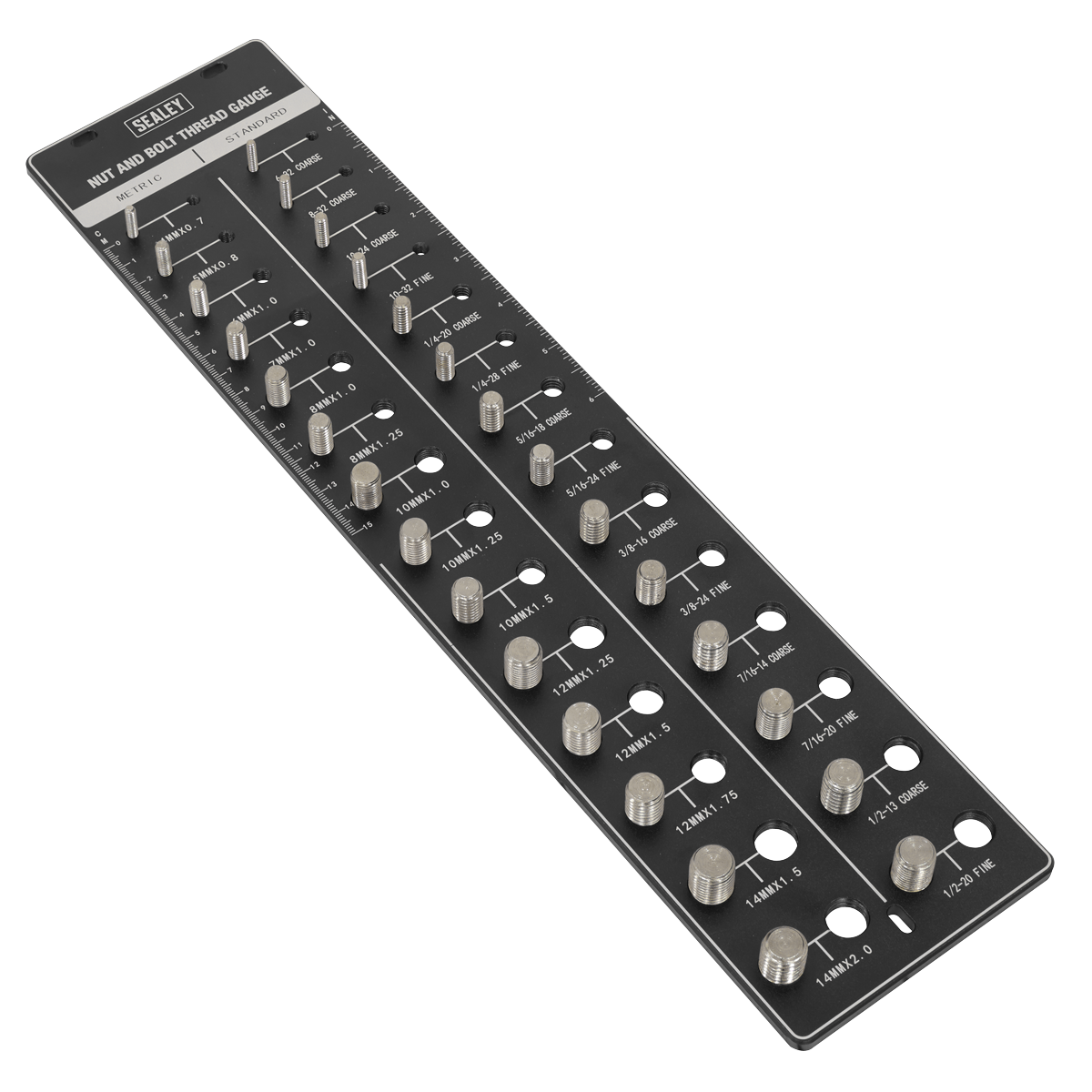 Sealey AK28 Metric/Imperial Nut & Bolt Thread Checker
