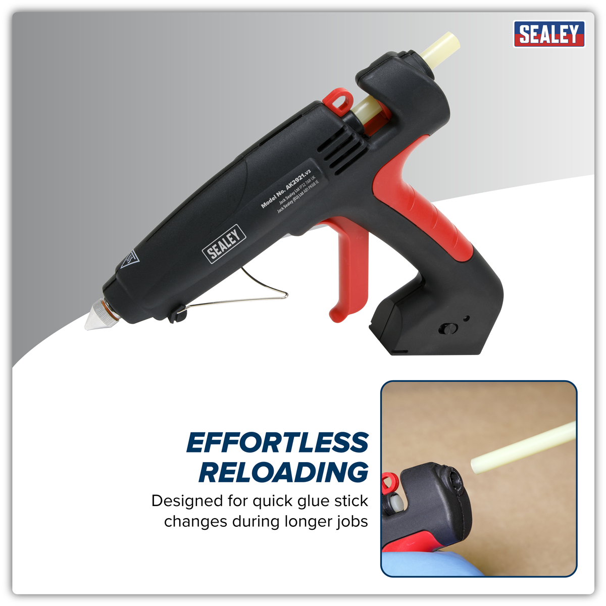 Sealey AK2921 Glue Gun 450W/230V