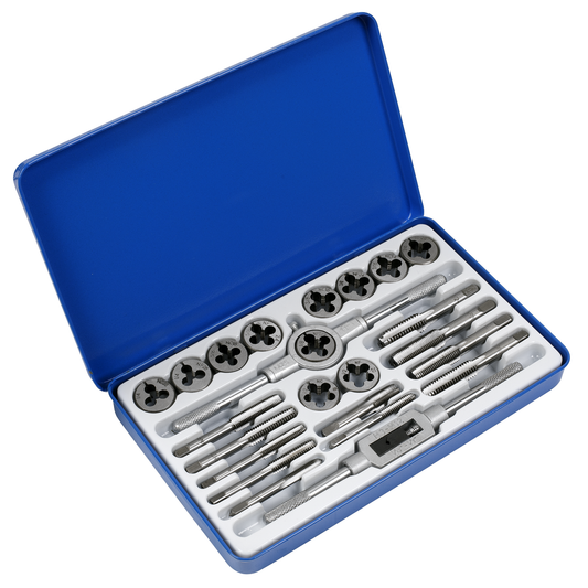 Sealey AK3024IMP Imperial Tap & Split Die Set 24pc