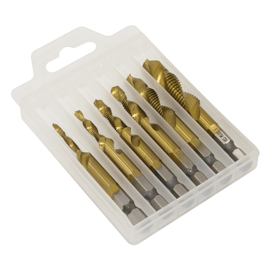 Sealey AK3025 Combination Drill & Tap Bit Set 6pc