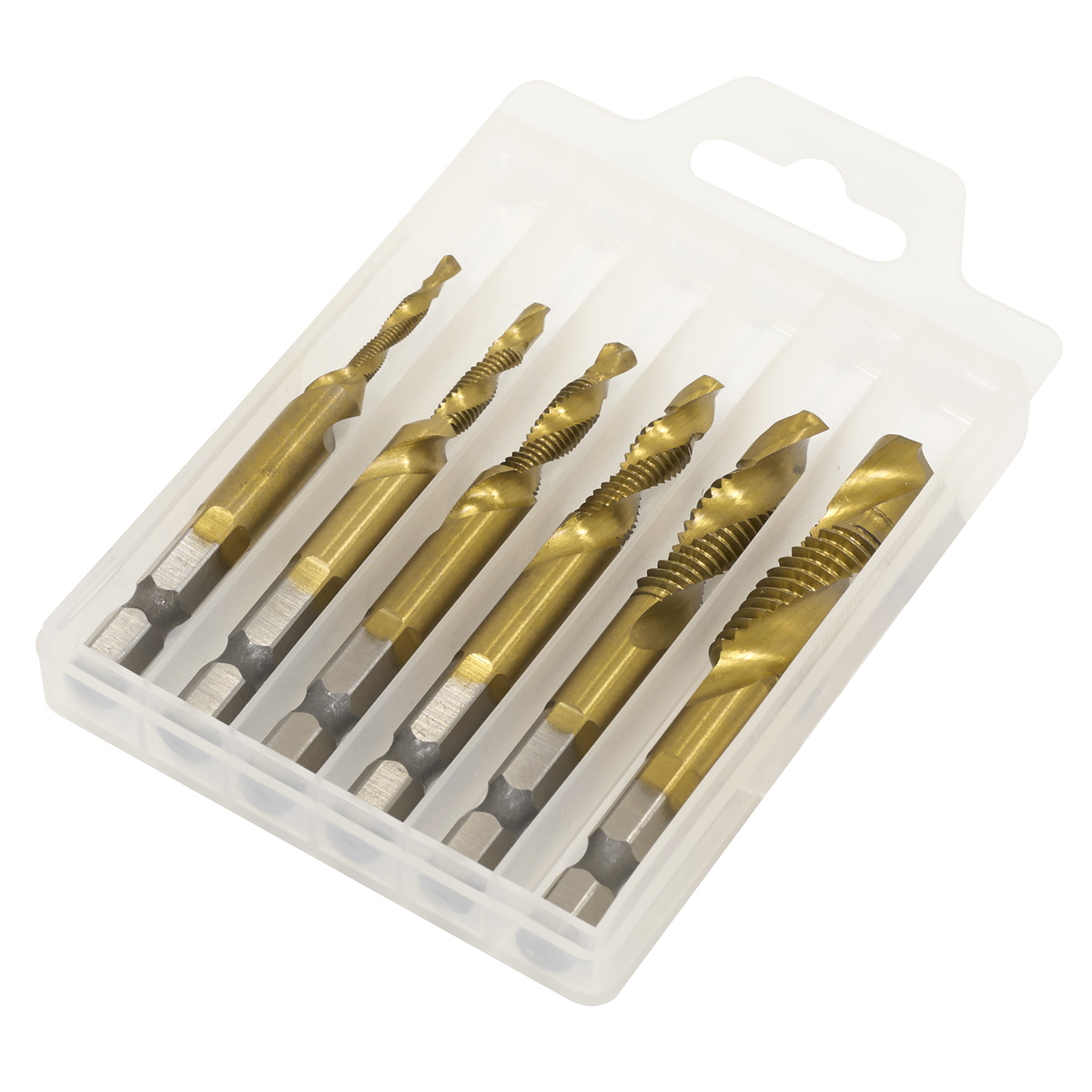 Sealey AK3025 Combination Drill & Tap Bit Set 6pc