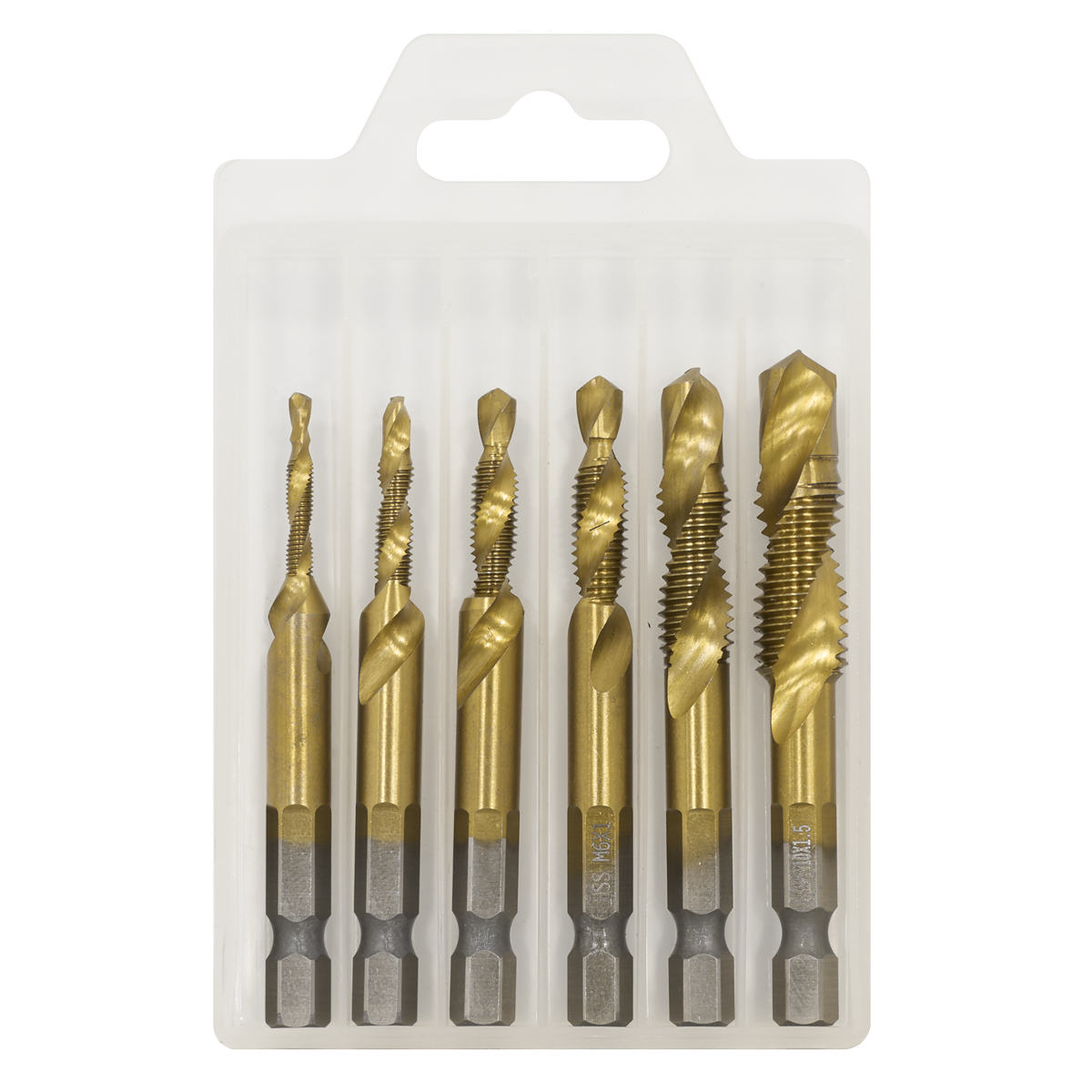Sealey AK3025 Combination Drill & Tap Bit Set 6pc