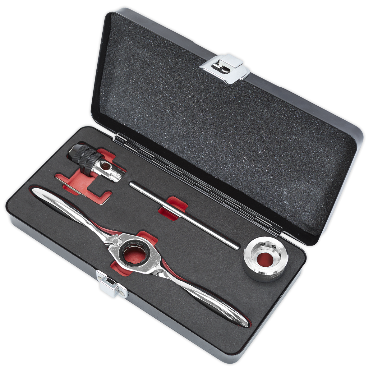 Sealey AK3027 Metric Bi-Directional Ratchet Tap & Die Holder Set 5pc